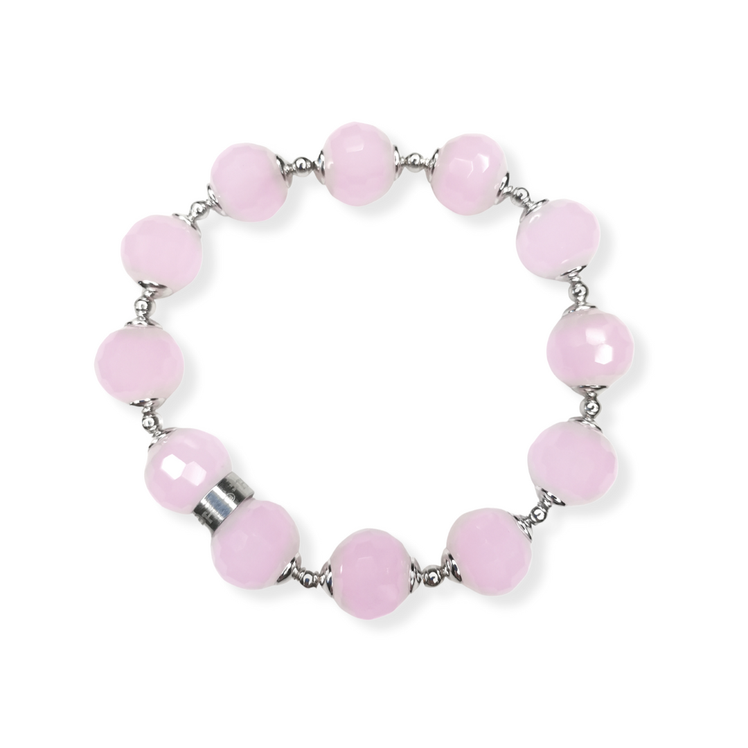 Sugar Baby ruusukvartsirannekoru