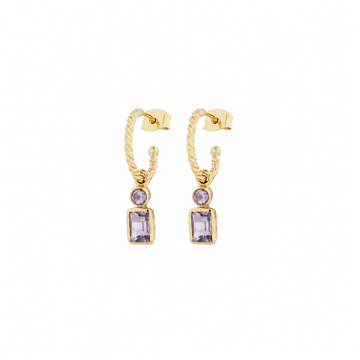 Amethyst korvakorut