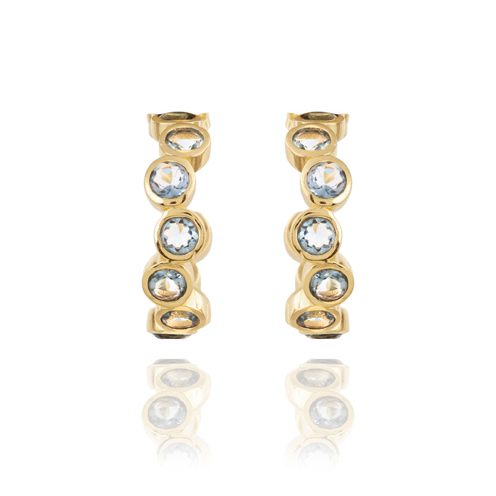 Valentina korvarenkaat puolijalokivillä