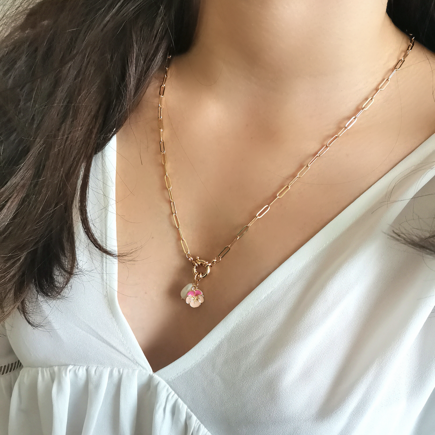 Flower necklace
