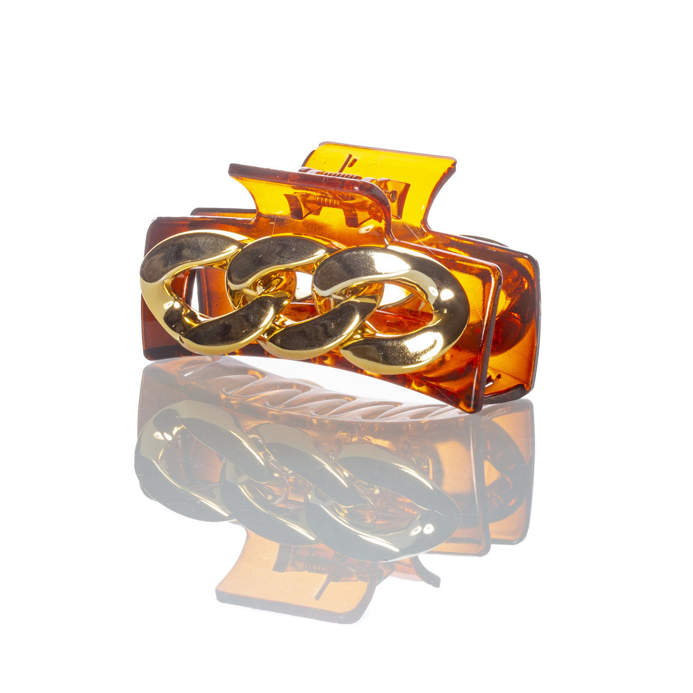 Chain Brown Hair clip