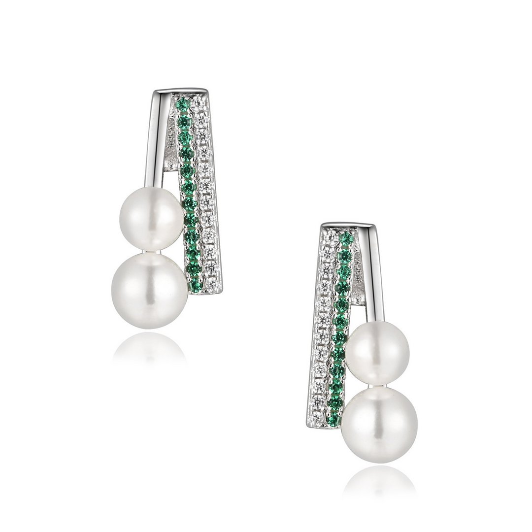 Emerald Silver Korvakorut