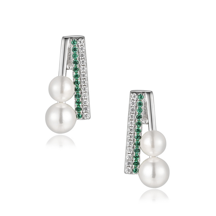 Emerald Silver Korvakorut