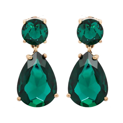 Emerald kristalli korvakorut