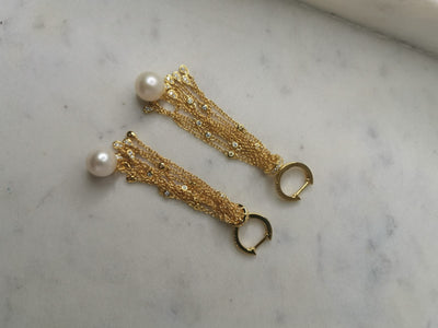 Uma Gold Earrings